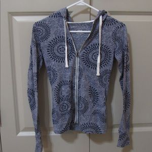 Aeropostale SOLID LIGHTWEIGHT FULL-ZIP HOODIE